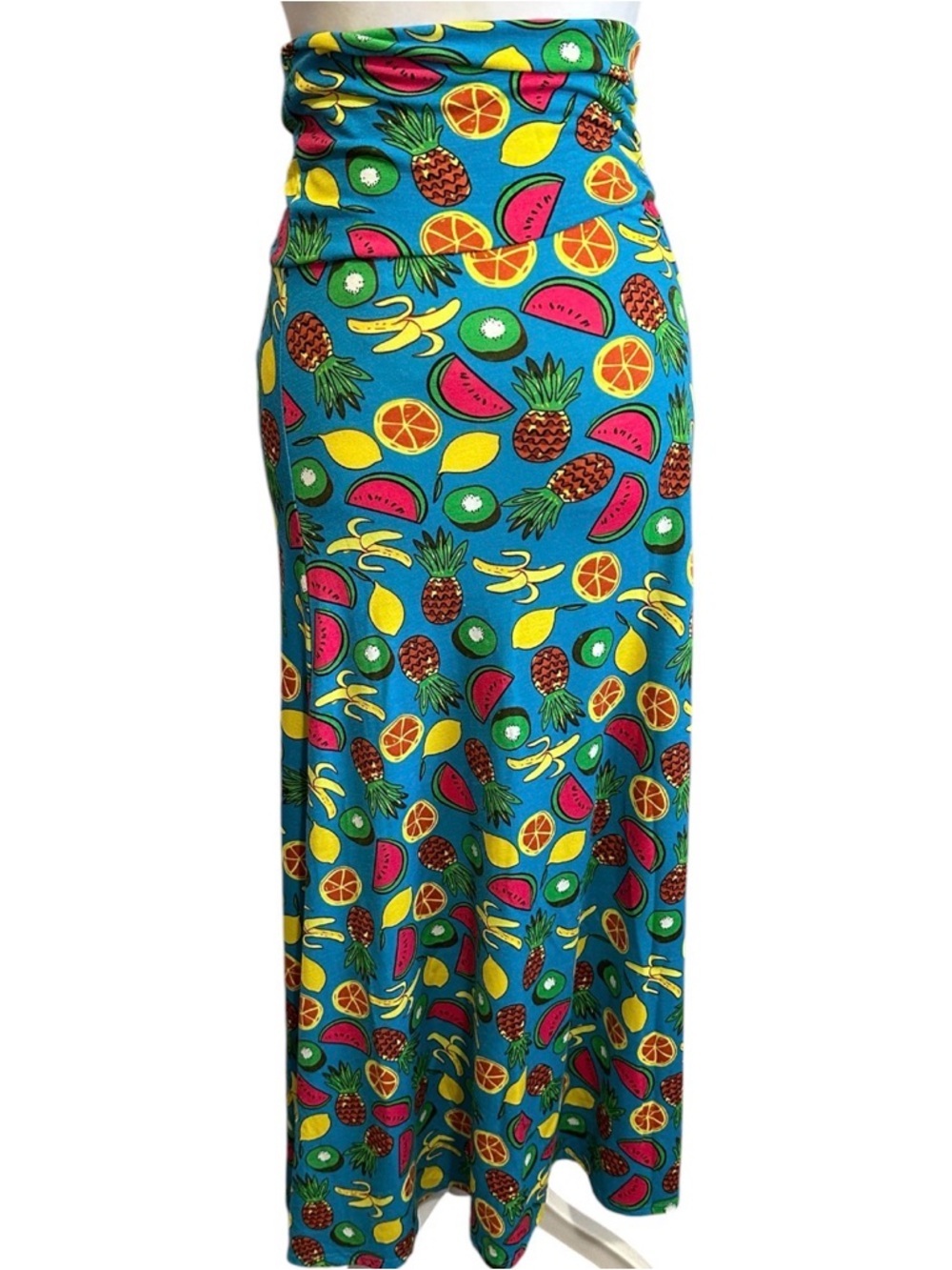 LuLaRoe Tropical Fruits maxi skirt size XXS